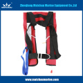 Waterproof Nylon Single Air Chamber Automatic/Manual Inflatable Life Jacket